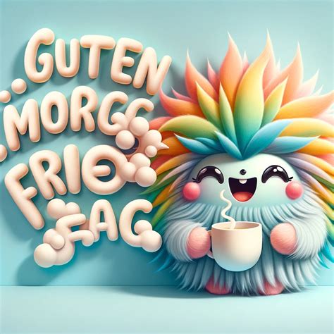 morgengrüße freitag|freitag morgen translation.